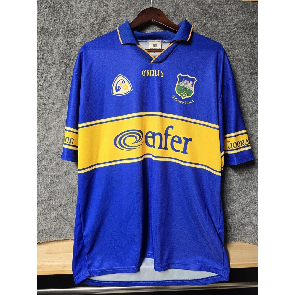 O'Neills Ireland Gaelic Tiobraid Arann Jersey Mens XLarge Blue Football Hurling